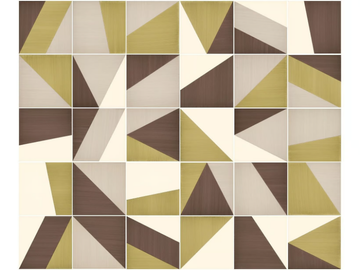 TANGRAM 4 - Glazed porcelain stoneware wall tiles / flooring by gruppo bardelli - view 2